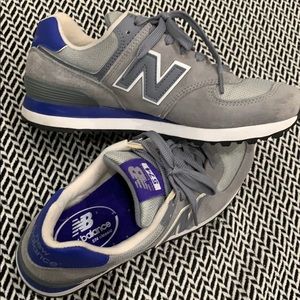 EUC New Balance 574 sz 8 Violet & Gray - Worn Once
